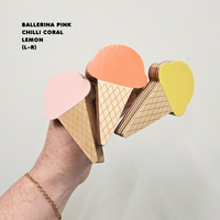 Ice Cream Cone Wall Hook + Waffle Cone