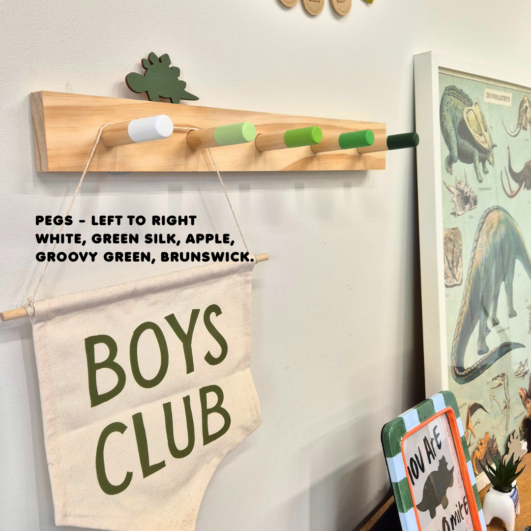 Green Peg Rail