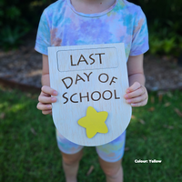 First & Last Day of School Sign - Star