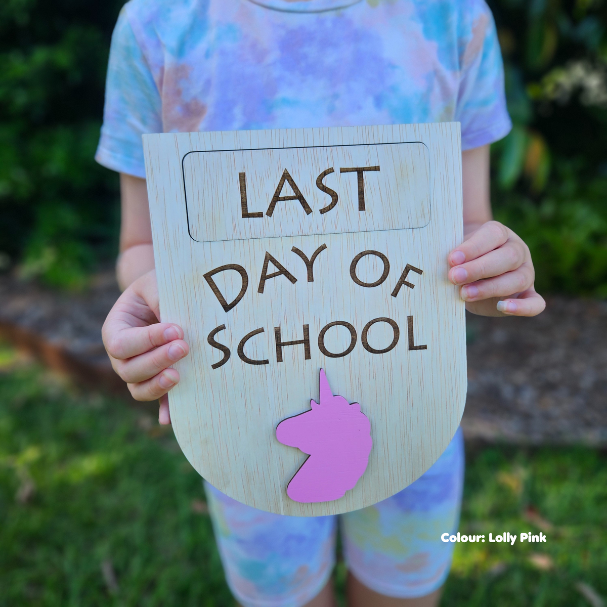 First & Last Day of School Sign - Unicorn