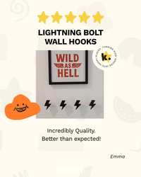 Lightning Bolt Wall Hook