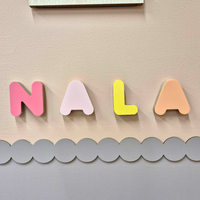 'C' Stick-On Bubble Letter