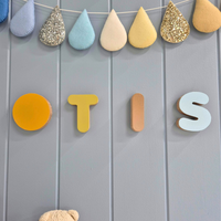 'D' Stick-On Bubble Letter