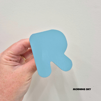 'R' Stick-On Bubble Letter