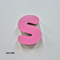 'S' Stick-On Bubble Letter