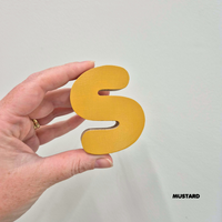 'S' Stick-On Bubble Letter