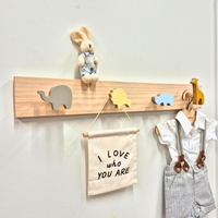 Safari Animal Wall Hook Bundle