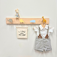 Safari Animal Wall Hook Bundle