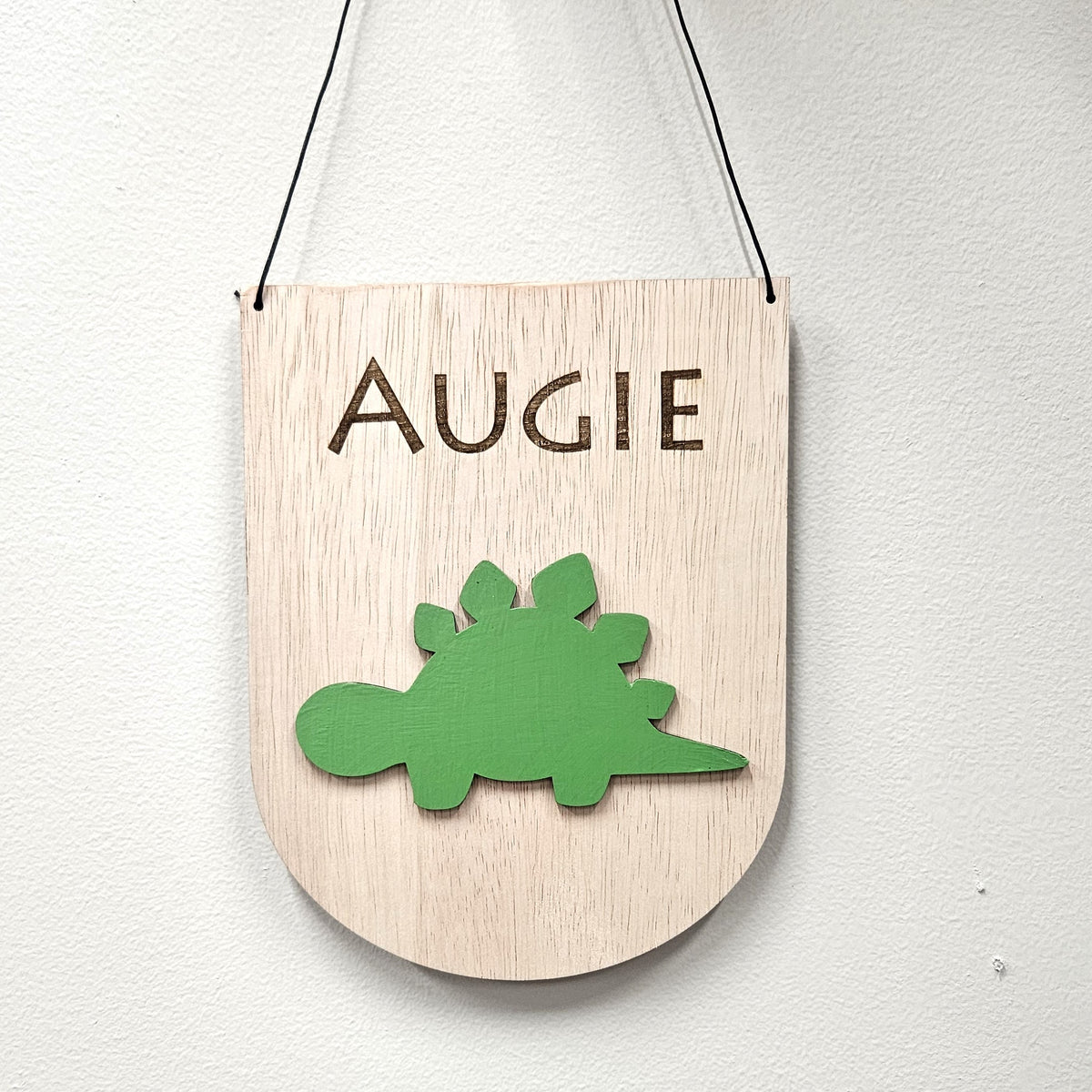 Stegosaurus Personalised Name Sign