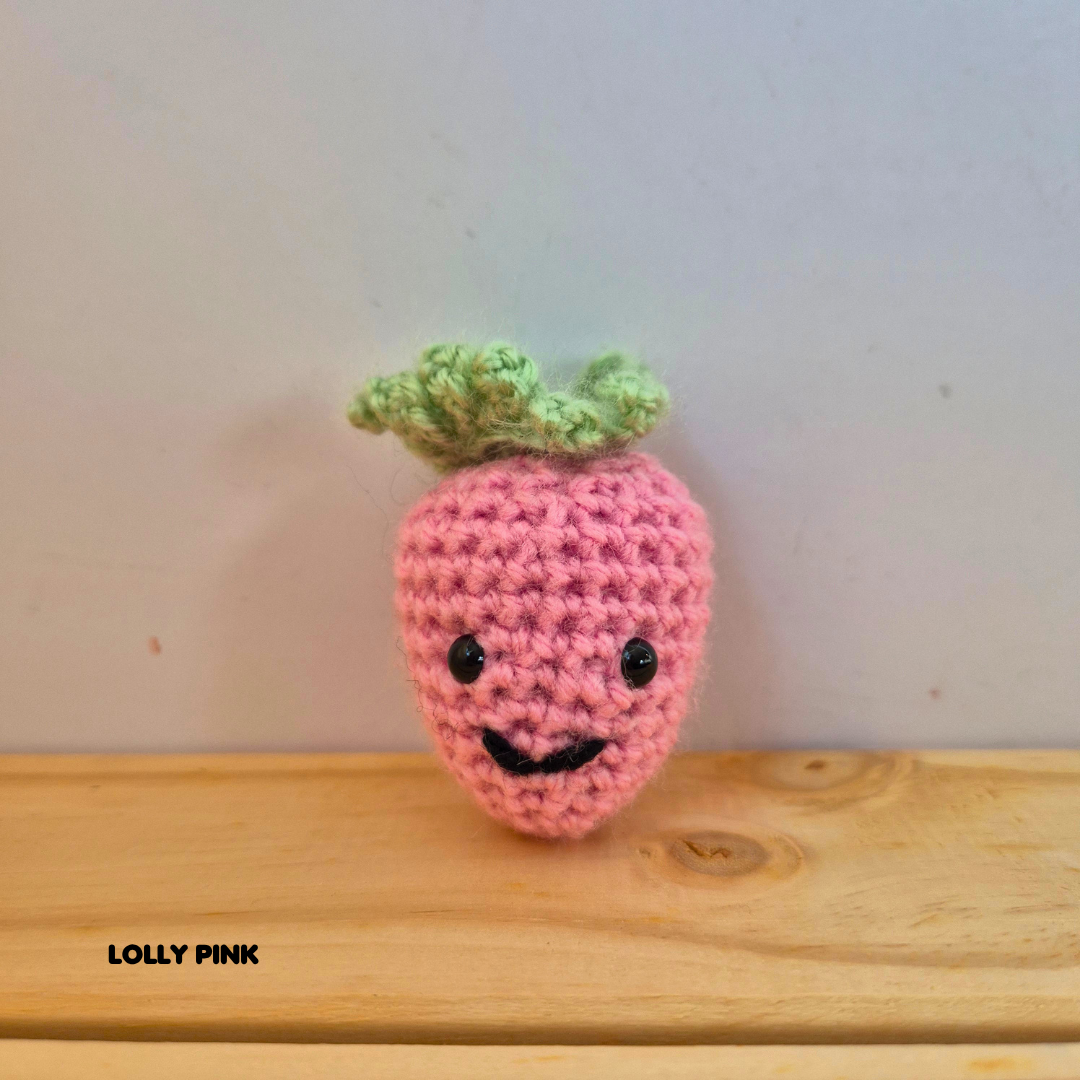 Strawberry Amigurumi – Handmade Crochet Plush