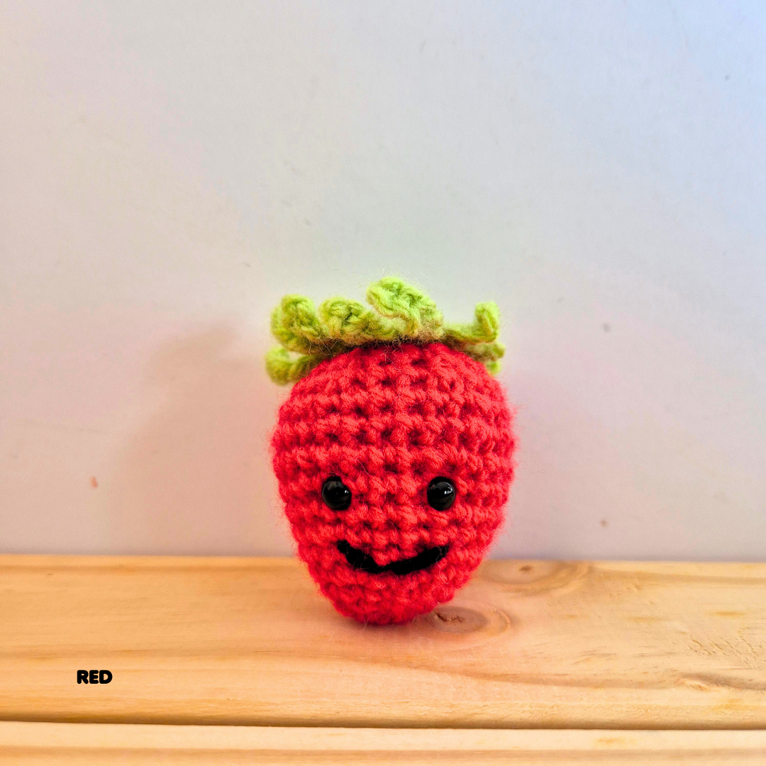 Strawberry Amigurumi – Handmade Crochet Plush