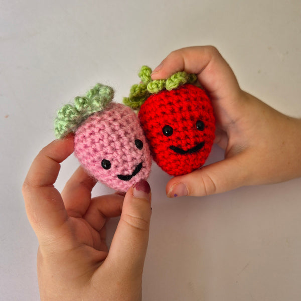 Strawberry Amigurumi – Handmade Crochet Plush