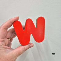 'W' Stick-On Bubble Letter