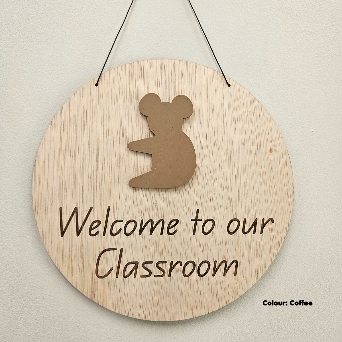 Welcome to Our Classroom sign - Koala