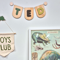 Wooden Name Bunting | 7 Letters