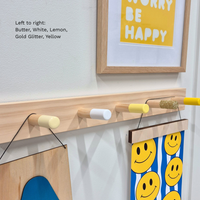 Yellow Sunshine Peg Rail