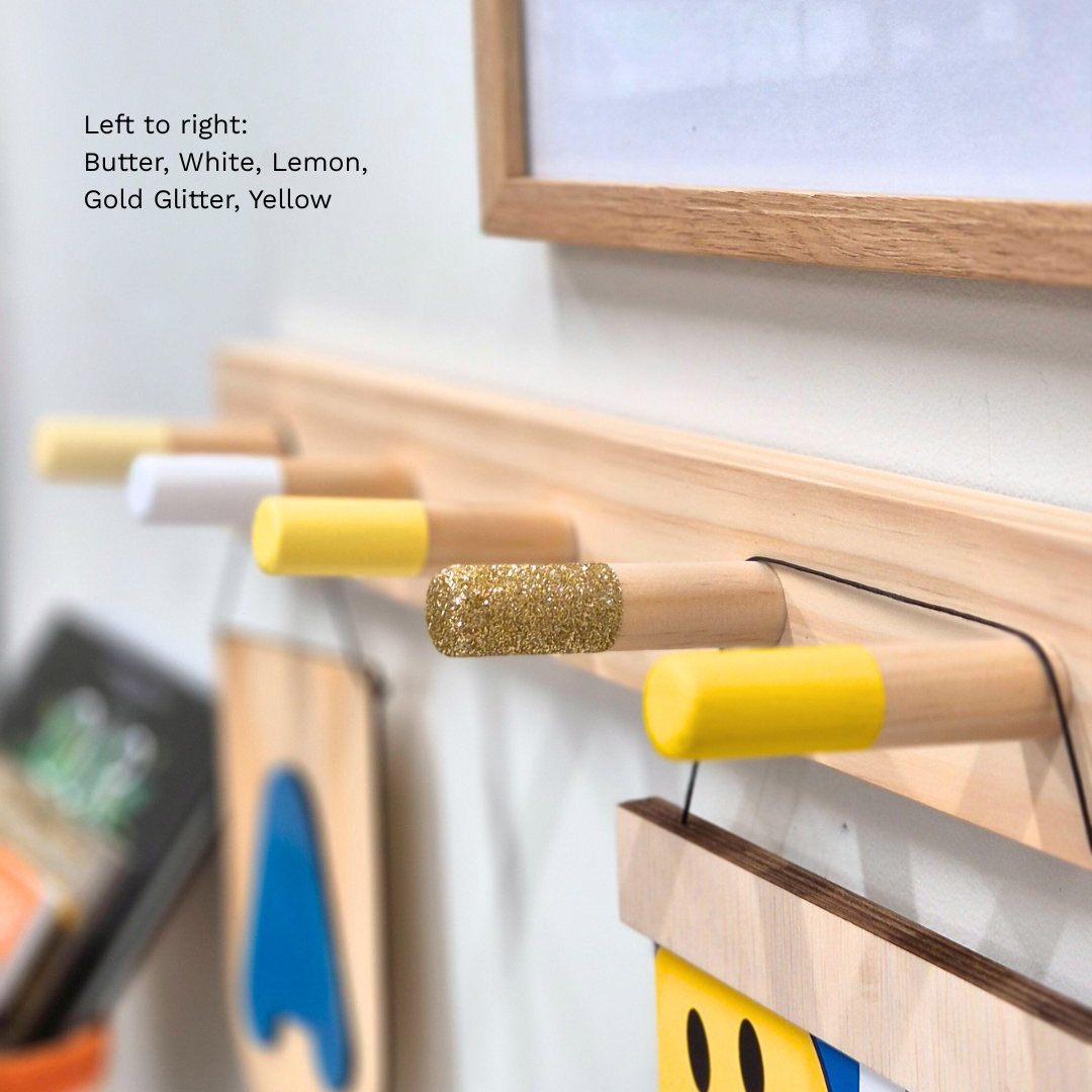 Yellow Sunshine Peg Rail