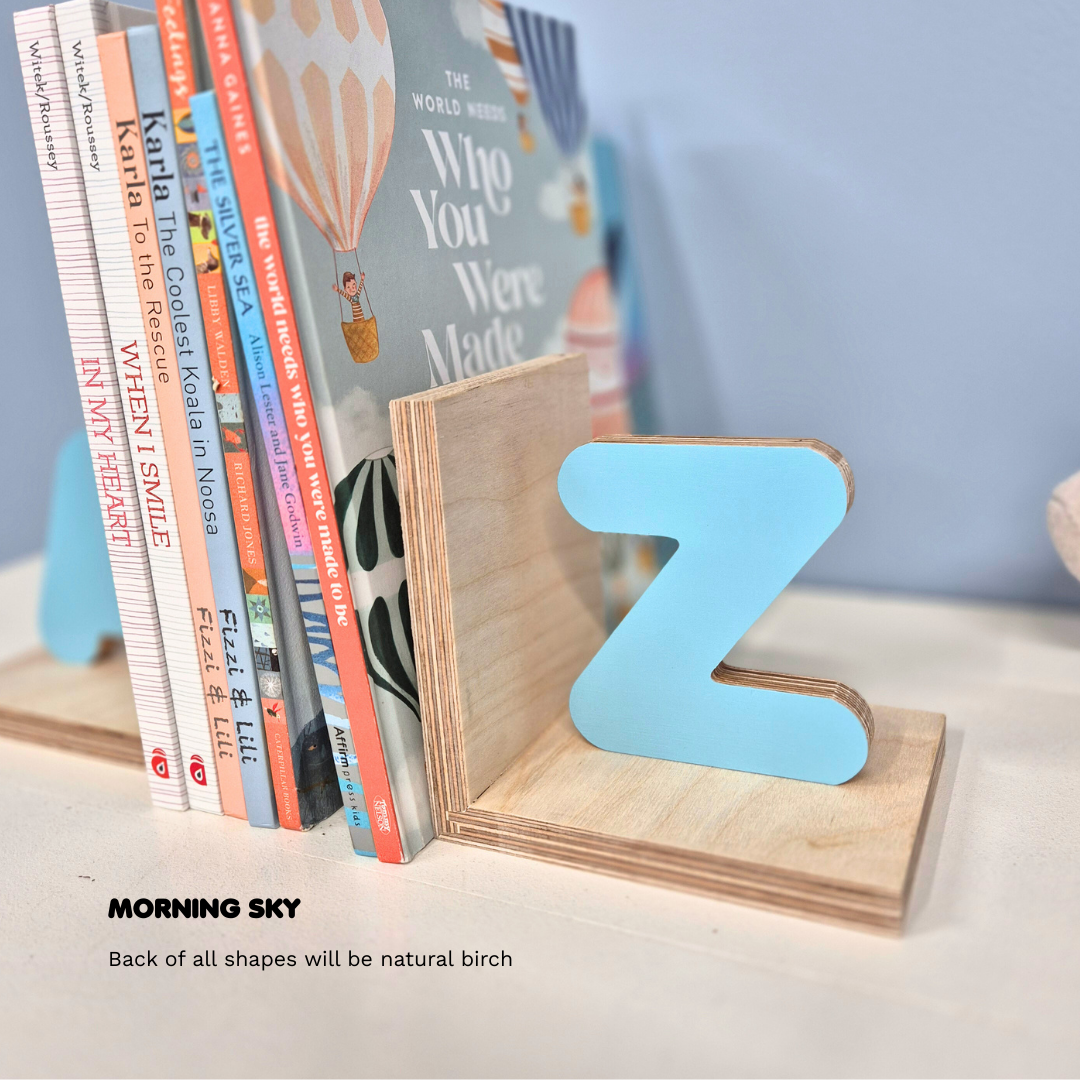Alphabet A-Z Bookends
