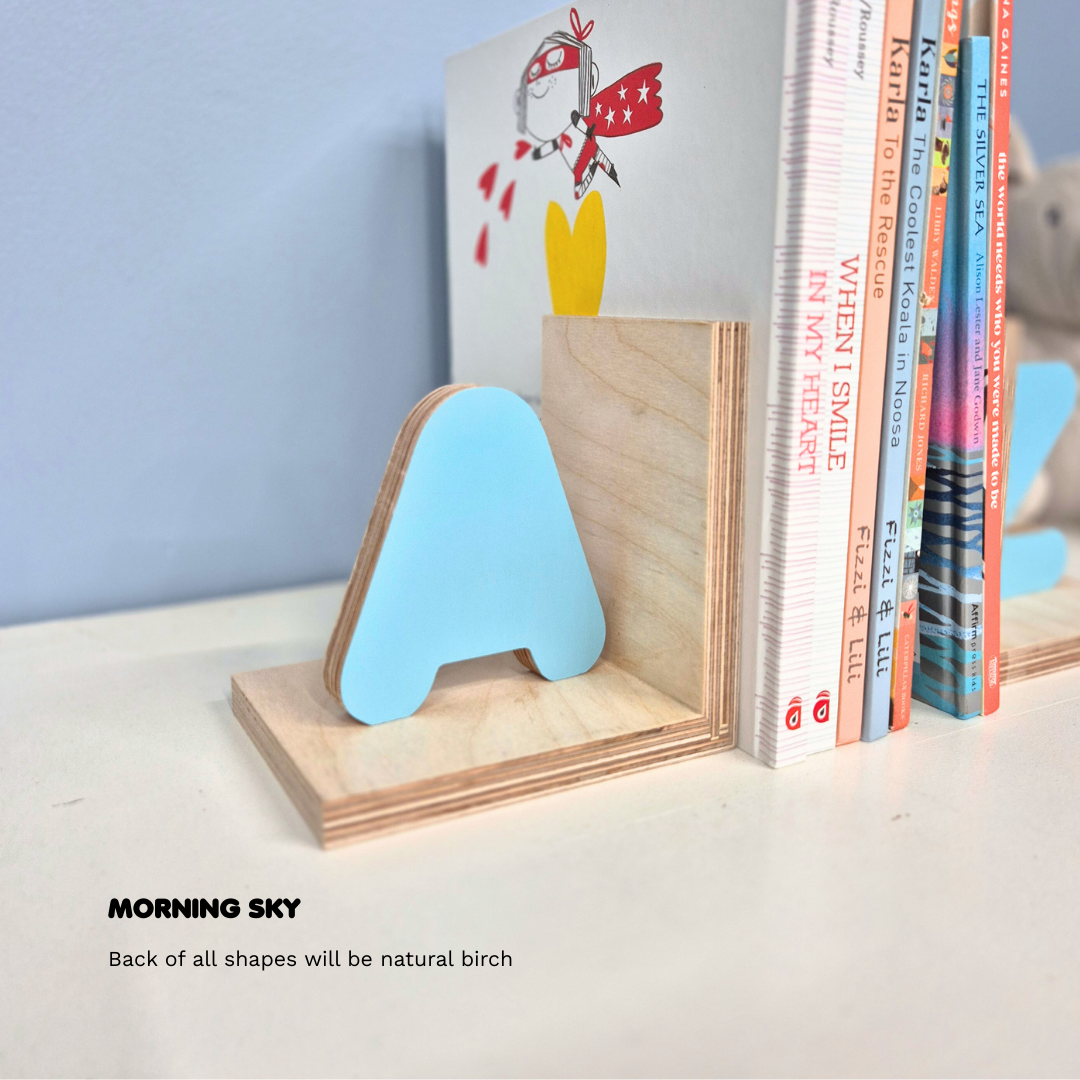 Alphabet A-Z Bookends