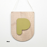 A-Z Timber Letter Wall Hang Up