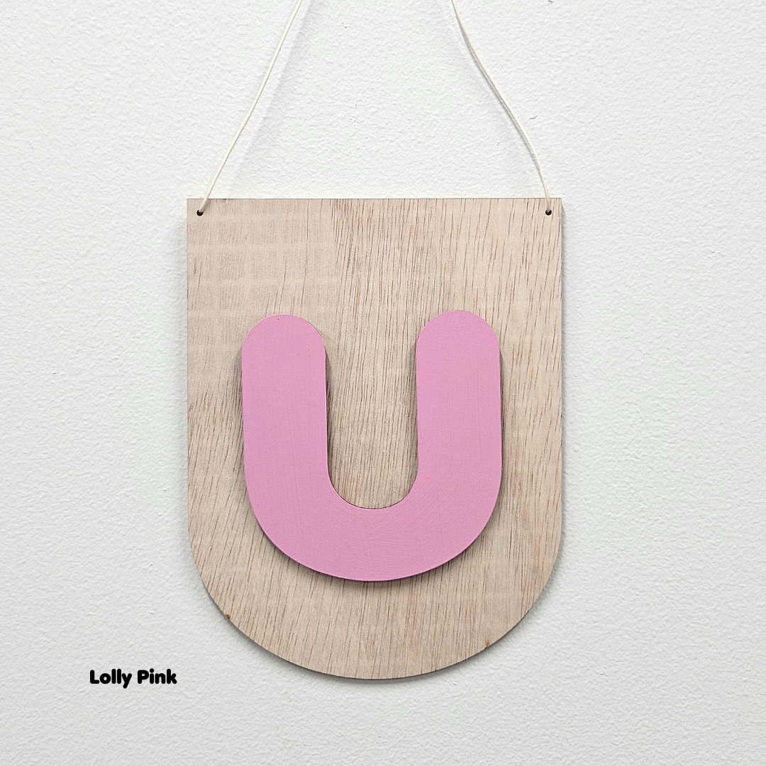 Letter U Wall Hanging