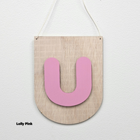 Letter U Wall Hanging