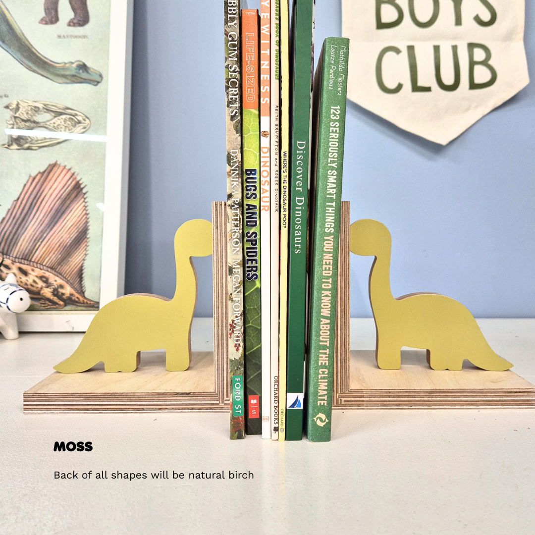 Brontosaurus Dinosaur Bookends