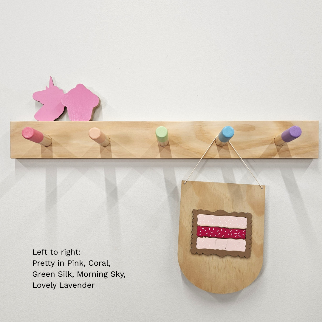 Kids Coat Rack Rainbow Coat Hook Kids Coat Rack, Personalized Coat