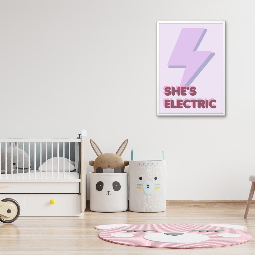 She’s Electric Art Print