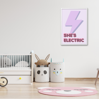She’s Electric Art Print