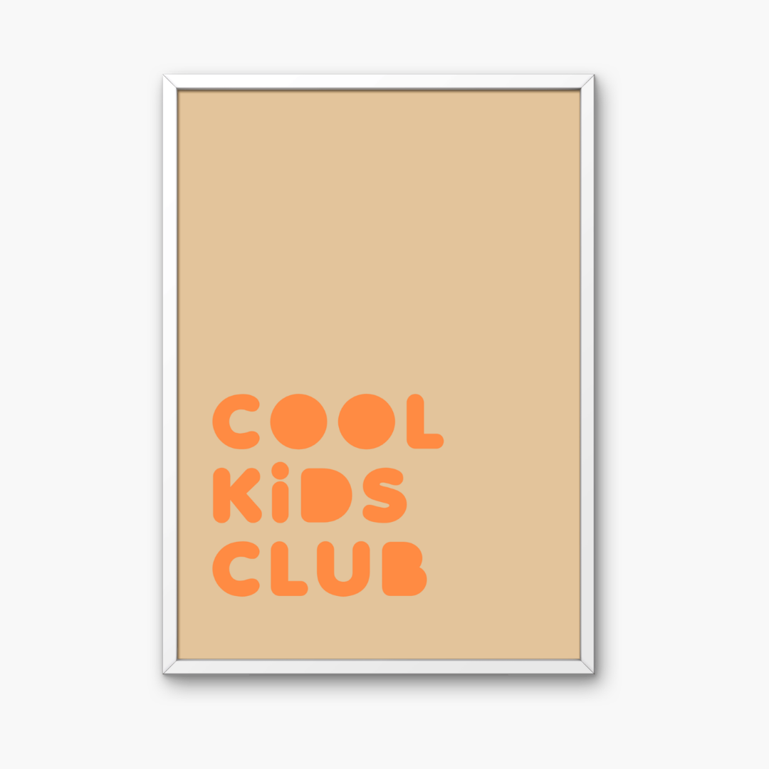 Cool Kids Club Art Print
