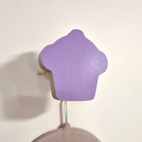 Cupcake Wall Hook - Full Colour