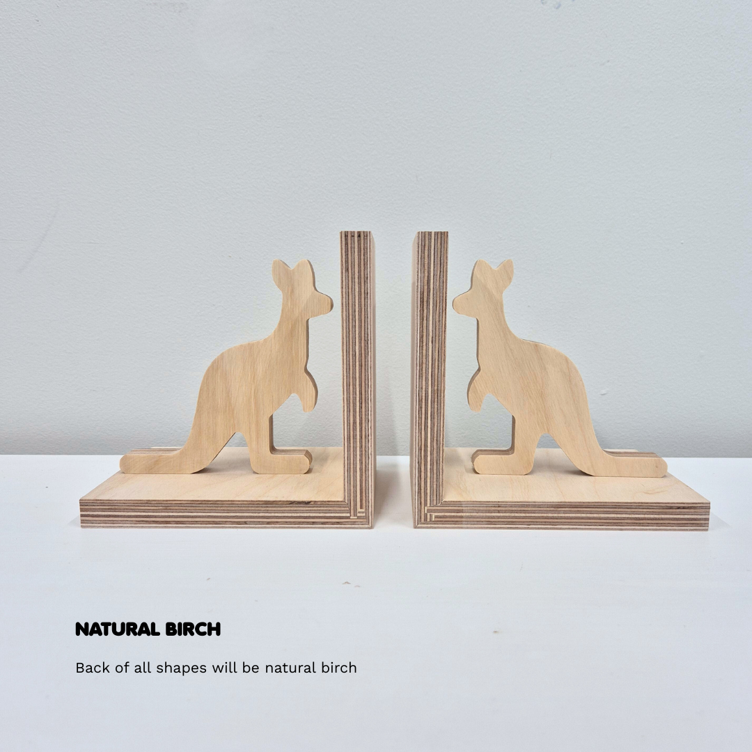 Kangaroo Bookends