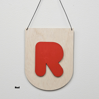A-Z Timber Letter Wall Hang Up
