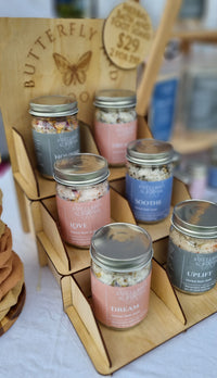 Custom 3-Tier Soap Display Stand with Dividers | Branded Retail Market Shelf