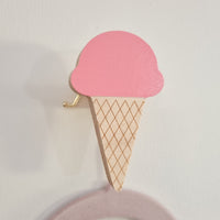 Ice Cream Cone Wall Hook
