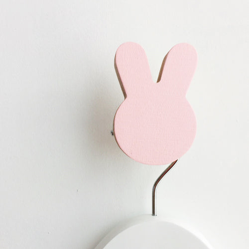 knobbly. bunny wall hook ballerina pink