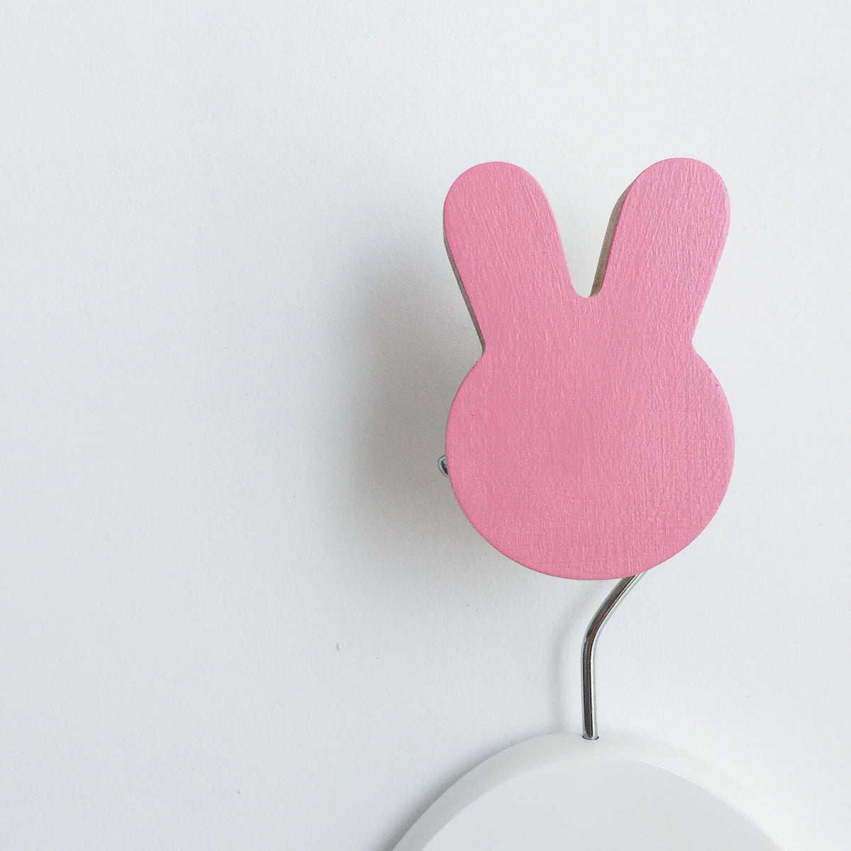 knobbly. bunny wall hook pretty in pink