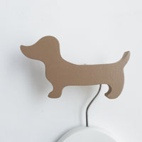 knobbly. dachshund wall hook coffee