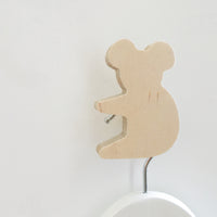 knobbly. koala wall hook natural birch