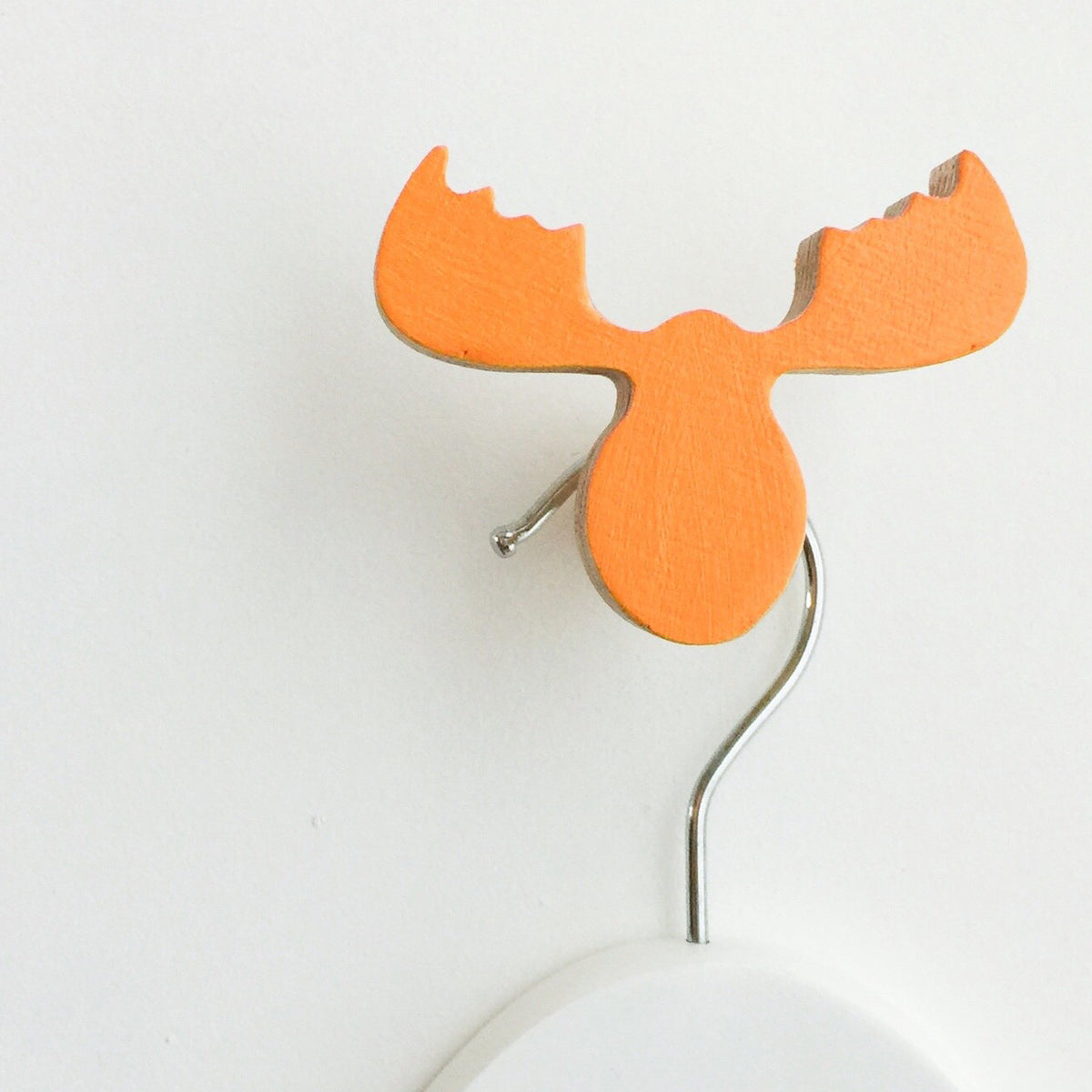 knobbly. moose wall hook sorbet orange