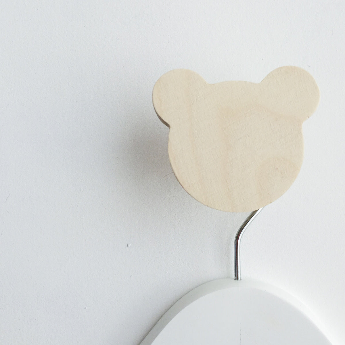 knobbly. teddy wall hook natural birch