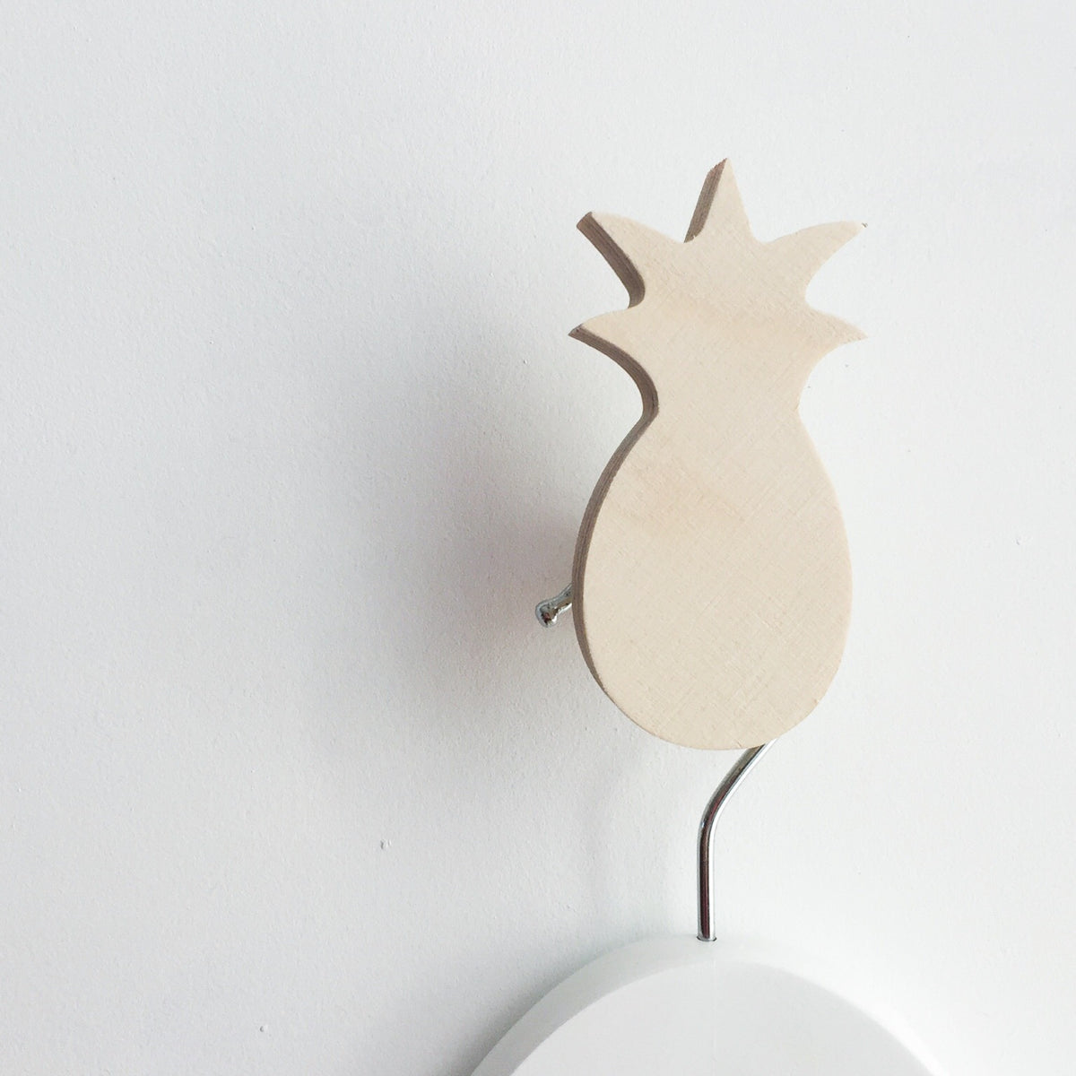 knobbly. pineapple wall hook natural birch