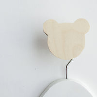 knobbly. teddy wall hook natural birch