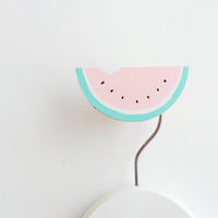 knobbly. watermelon wall hook watermelon pastel